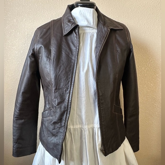 Leather coat Studio Y - Picture 1 of 6